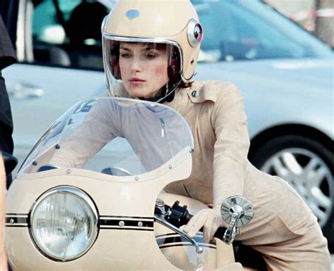 keira knightley chanel moto|Video: Keira Knightley drives the Ducati 750 Sport for Chanel.